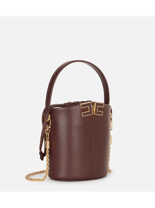 BUCKET BAG ELISABETTA FRANCHI | BS92A61E2644 cacao